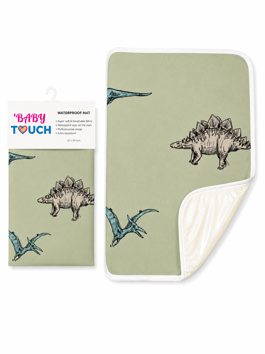 Waterproof Baby Dry Sheet (Pack of 2) – 20 x 30 Inches