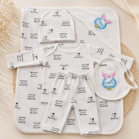 Combo of 3 Baby Touch Premium Newborn Gift Set (5-Piece)