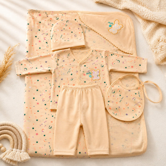 Combo of 3 Baby Touch Premium Newborn Gift Set (5-Piece)