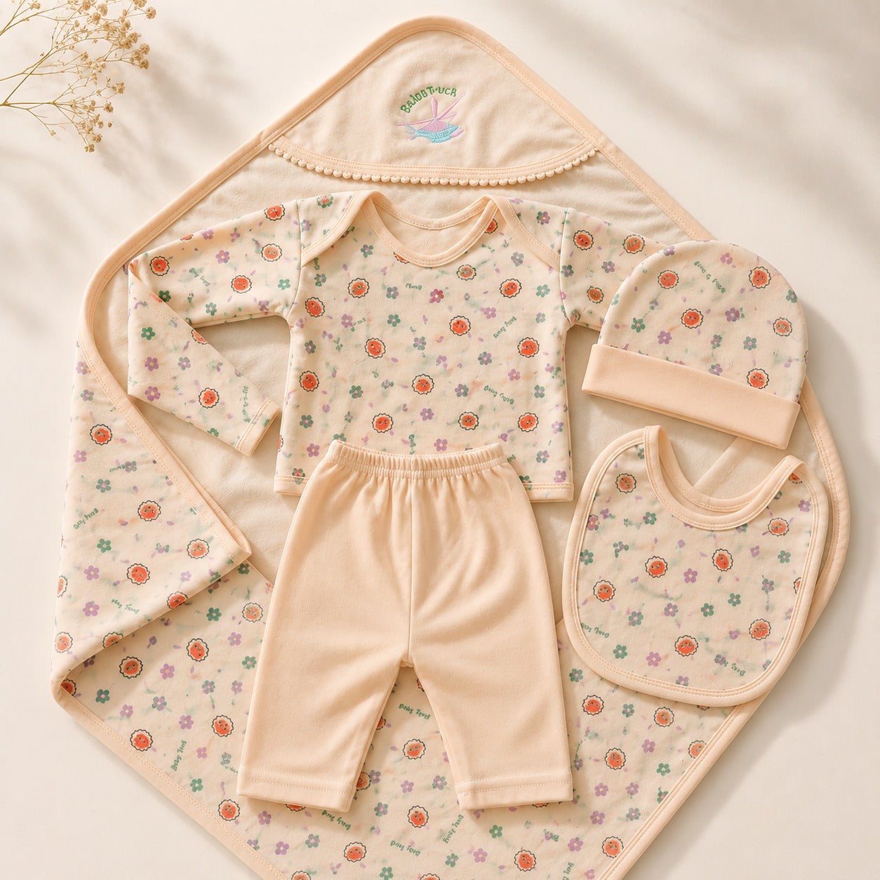 Combo of 3 Baby Touch Premium Newborn Gift Set (5-Piece)