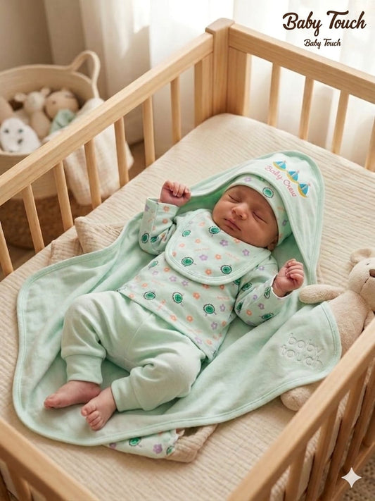Baby Touch Premium Newborn Gift Set (5-Piece)