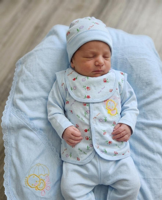 Baby Touch Premium Newborn Gift Set (5-Piece)