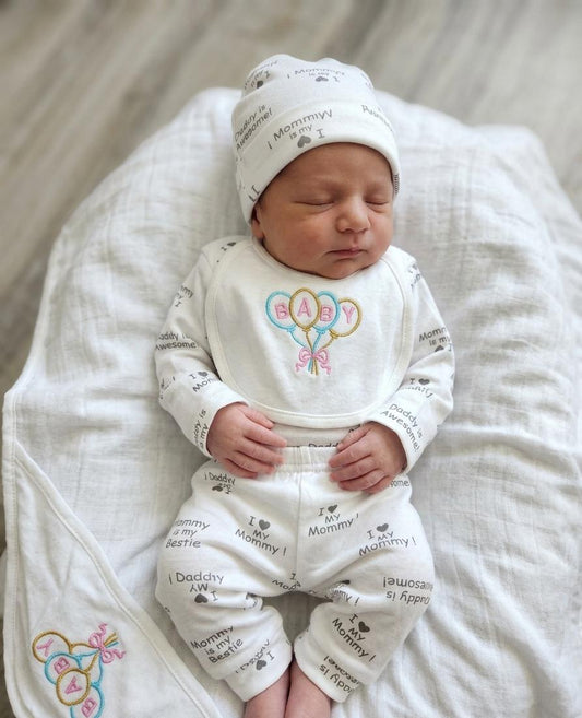 Baby Touch Premium Newborn Gift Set (5-Piece)