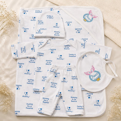 Combo of 3 Baby Touch Premium Newborn Gift Set (5-Piece)