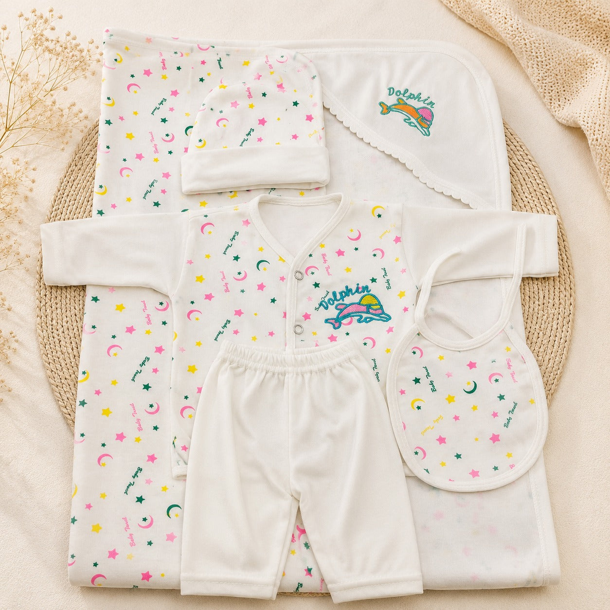 Combo of 3 Baby Touch Premium Newborn Gift Set (5-Piece)
