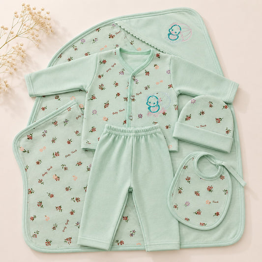 Baby Touch Premium Newborn Gift Set (5-Piece)