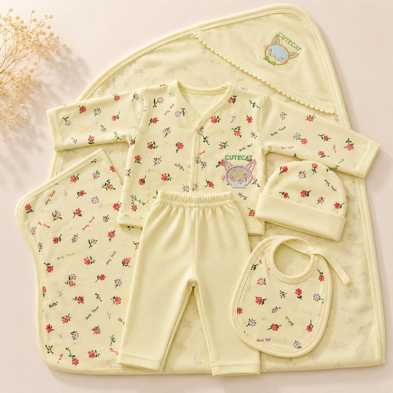 Combo of 3 Baby Touch Premium Newborn Gift Set (5-Piece)